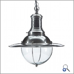 kattovalaisin antiikkihopea metalli/lasi � 36 cm